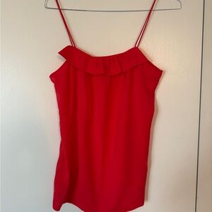J. Crew Pink/ Red Sleeveless Top NWT